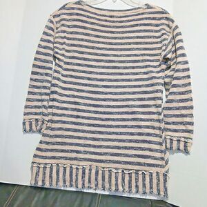 No Brand or Size RN # 101206 shows Soft Surroundings Sweater Shirt 100% Cotton.